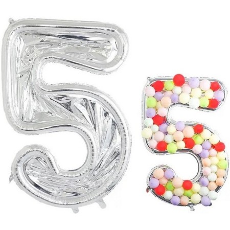 Foil ball 65 “number 5”, a frame for aeromosics, in ind. UP.