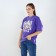 Diva T -shirt Oversize villain, purple color