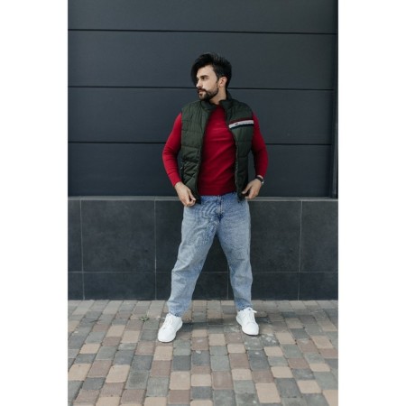 Male ise vest, size 46, khaki color-1