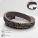 Bracelet skin "Stone luxury" scattering, gray color, 37 cm