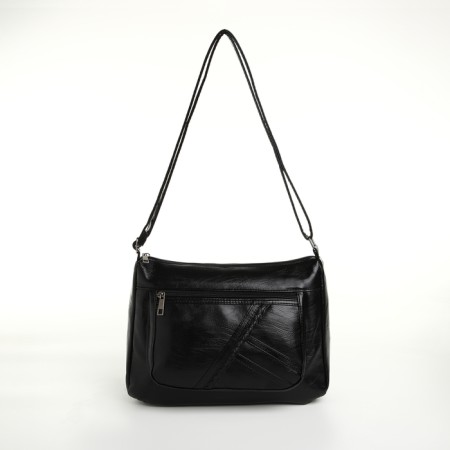 Women's bag with lightning, black color