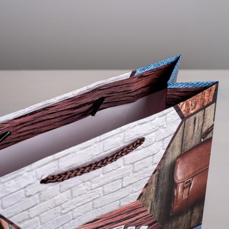 Package Gift Laminated Vertical, packaging, “Take everything from life”, Ml 23 x 27 x 8 cm-2