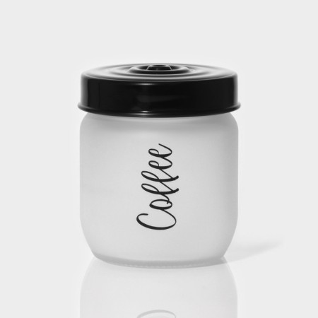Glass Bank for bulk products Herevin Coffee, 425 ml