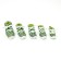 Bendy boots, set 4 pcs, 5 size (5.8 x 4.5 cm), gray-green