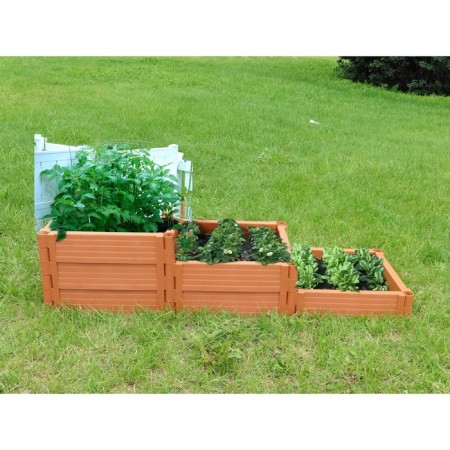 Plastic bed, 55 × 55 × 13 cm, terracotta, "plus"-6