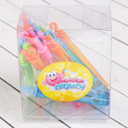 Soapy non -fluid bubbles "Figures", 5 ml, mix-4