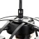 Lamp Bayerlux "Sphere" E27 40W Black 40x40x40-95 cm
