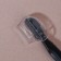 Razor for eyebrow correction, with a protective cover, 11.5 cm, black color