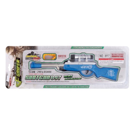 Pneumatic “sniper” gun, shoots silicone bullets, mixtures-8