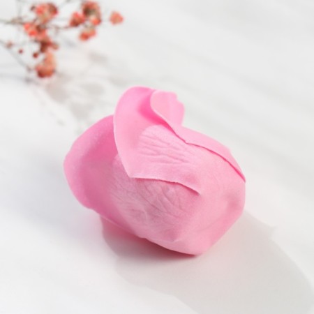 Soap petals "Bun Rosa. Pink" 3.5x3.5x4 cm-1