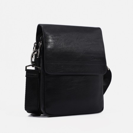 Male bag, black color