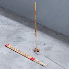 A set of giant incense of the Buddhist Sandal, 3 pieces, 48.5 x 1.2 cm