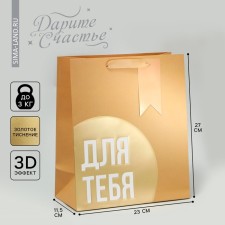 Gift package, packaging, “for you”, ml 23 x 27 x 11.5 cm
