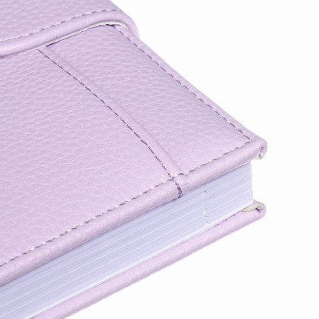 Leduced Diary A5, 160 sheets, Devente.contea, firm cover of artificial leather with foam rubber, block 70 g/m2, lilac-10