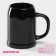 Mug Beer Ceramic Dolyana, 500 ml, 15 × 10.3 × 14 cm, black color