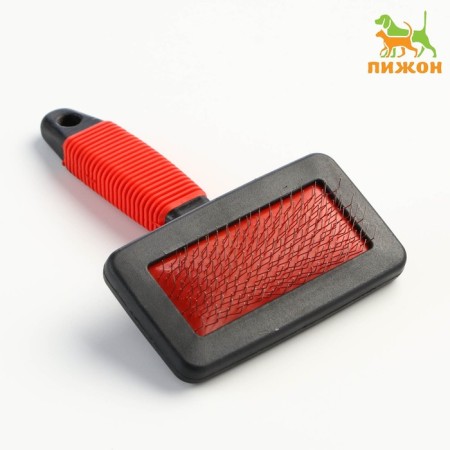 Pucumor "RIF" without drops with a rubber pen, medium, 10 x 14 cm, black-red