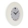 Watch Wall Round "Classics", silent, white rim, D-37 cm, Cypheblat 22 cm