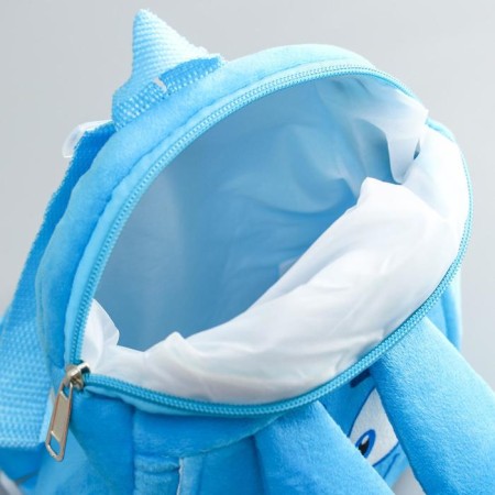 Plush backpack with a pocket, 22 cm x 6 cm x 19 cm "crumbs", mixes-4