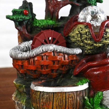 Fountain "Baskets under the tree" 14x19x25 cm (with backlight)-1