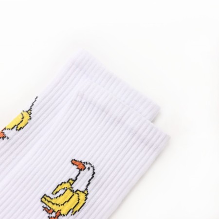 Women's socks "Gus-Banan", white color, rr 23-25-1