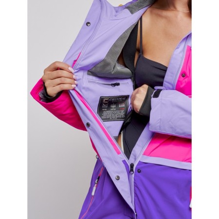 Combineson ski female winter, size 48, purple color-18