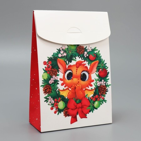 Folding box "Dragosh", 15 x 7 x 22 cm, new year-3