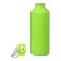 Water bottle, 500 ml, aluminum case, plastic, green