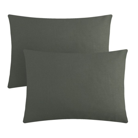 Set of pillowcases "Ethel", 50x70 cm - 2 pcs, green, 100% cotton, calico