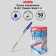 Ballpoint handle Erichkrause R-301 Classic Stick, Node 1.0 mm, bluebells, Blue Line length 2000 meters, barcode on the handle
