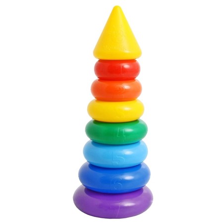 Pyramid, 7 rings with a cone-3