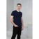 Male T-shirt, size 44, dark blue color
