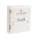 Ritmix CAT-030 weather station, room, thermometer, hygrometer, alarm clock, 1HAAA, white
