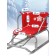 Sanctis seat - mattress, universal, red color