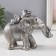 Polystone souvenir "Funny slopies go on a big elephant" 18.5x9x15 cm