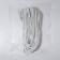 Shoes for shoes, steam, round, 4 mm, 110 cm, packing 25 pcs, white color