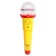 Microphone, sound, light, yellow color
