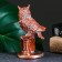 Figure "Filin on the pedestal" oxidized copper, 7.5x13x7.5cm