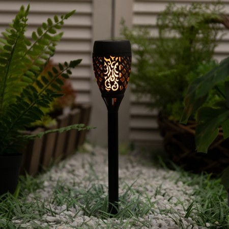 Sunny battleship lamp. "Start", "Maori Light" 6x39 cm, IP44, 6 LED, EFF. fire, t/white