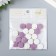 Beads for creativity wood "flat circle" set 20 pcs white, lilac 0.4x1.5x1.5 cm