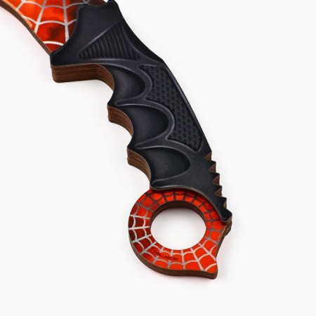 Wooden weapons, children's souvenir "web", Kerambit knife, 22 x 4 cm-3