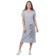 Female dress, size 54, gray-melange color