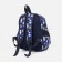 Baby backpack on lightning, external pocket, blue color