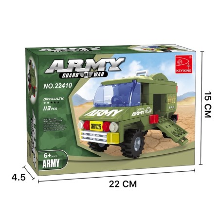 Конструктор «Бронемашина», 117 деталей-4