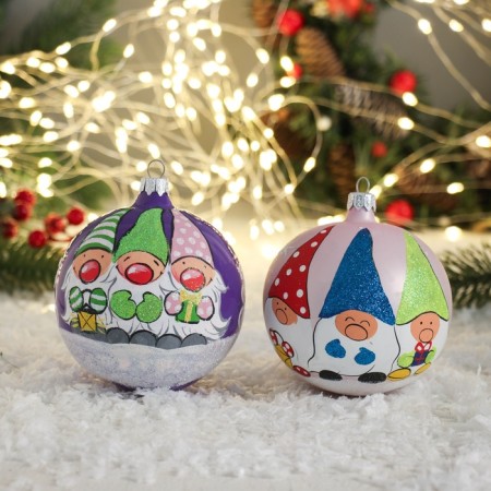 Ball "Gnomic" mix 9.5 cm-2