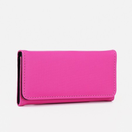 Women's wallet on magnet, fuchsia color