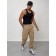 Cargo jeans men, size 56, beige color