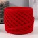 Knitted yarn set of tricolor, 3x30 m/100 g, width 7-9 mm (white, blue, red)