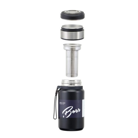 Thermos 1 l, retains heat 12 hours, with a strainer and a tea compartment-3