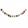 Paper garland with a ribbon "Happy Birthday" Magic