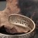 Carved "fertility", average bracelet, brass